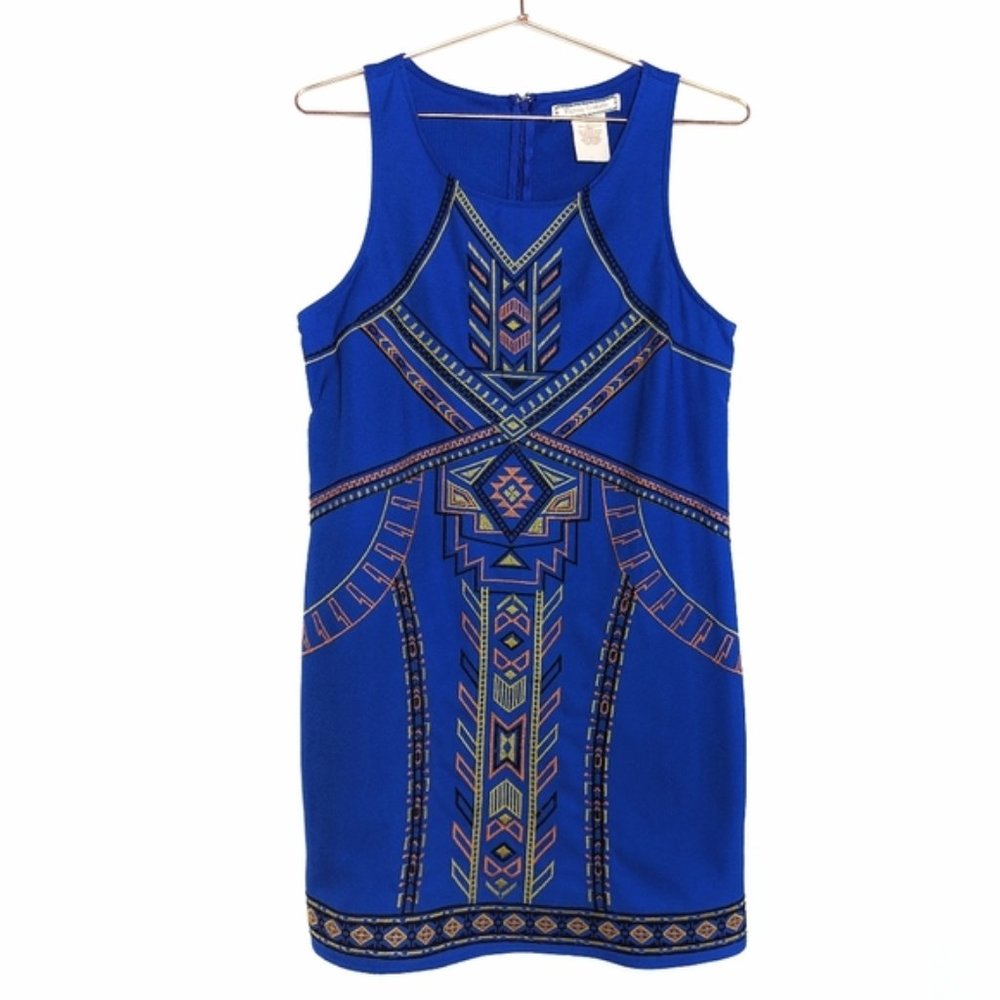 Anthropologie • Flying Tomato Aztec Shift Dress